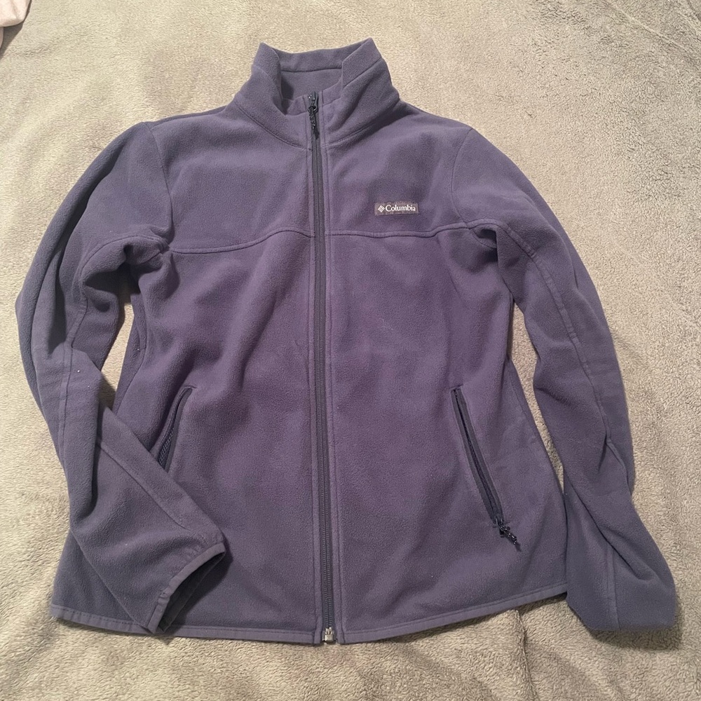 M Columbia Fleece Zip Up Jacket